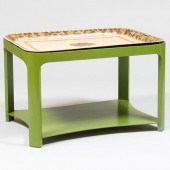 VICTORIAN PAINTED TÃ´LE TRAY O