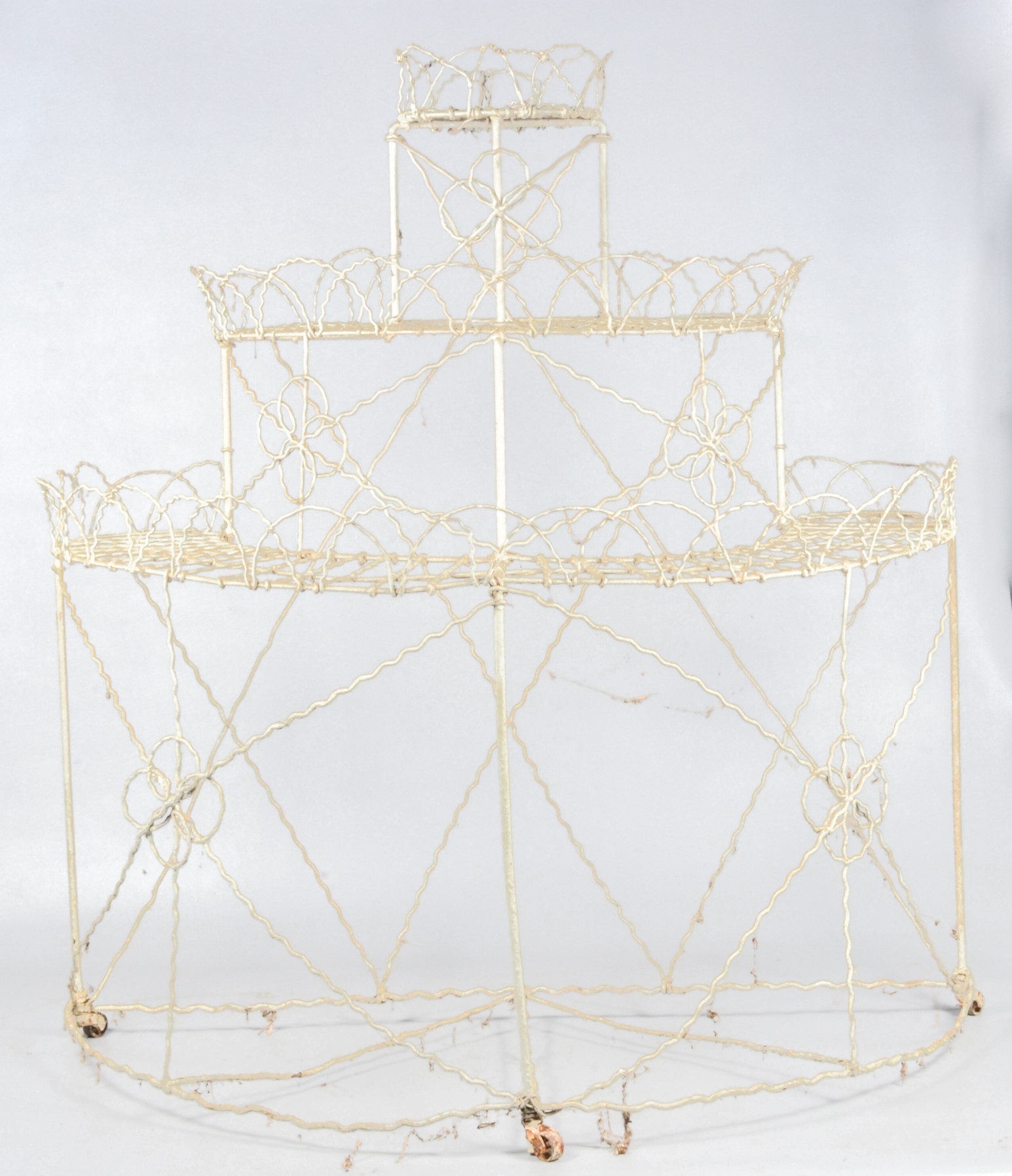 Victorian painted tiered plant