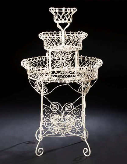 Victorian Painted Wrought-Iron