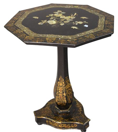 VICTORIAN PAPER MACHE AND BLACK
