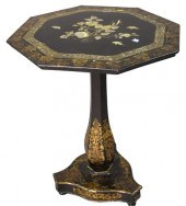 VICTORIAN PAPER MACHE AND BLAC