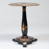 VICTORIAN PAPIER MACHÃ© TABLE,