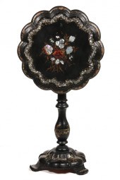 VICTORIAN PAPIER MACHE TABLE -