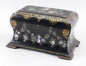 VICTORIAN PAPIER-MÂCHÉ TEA CAD