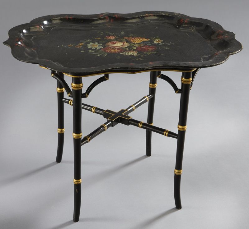 Victorian papier mache tray