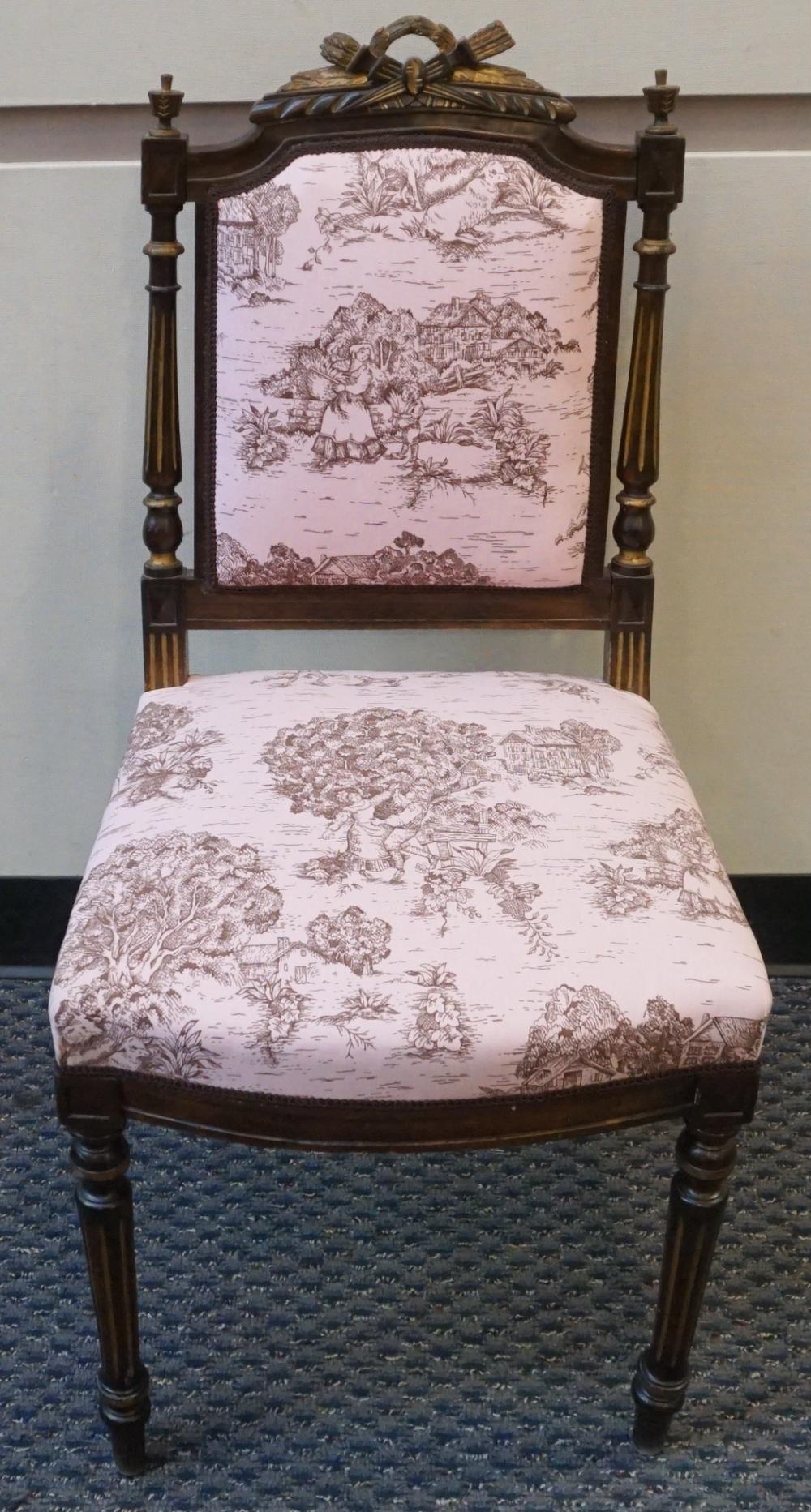 VICTORIAN PARCEL GILT CARVED WALNUT
