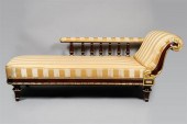 VICTORIAN PARCEL-GILT MAHOGANY