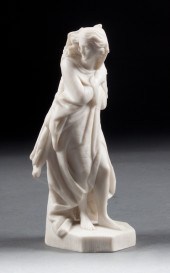 Victorian parian allegory figu