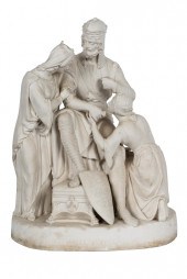 VICTORIAN PARIAN PORCELAIN FIG