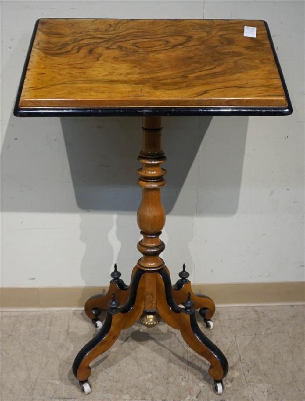 VICTORIAN PARTIAL EBONIZED WALNUT
