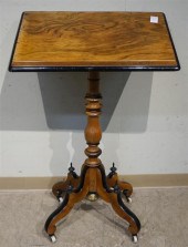 VICTORIAN PARTIAL EBONIZED WAL