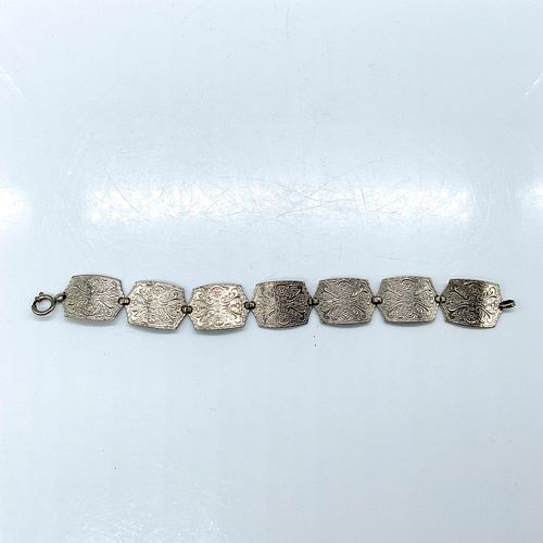 VICTORIAN PATTERN SILVER TONE