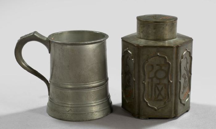Victorian Pewter Pint Mug, 