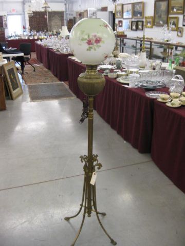 Victorian Piano Lamp brass