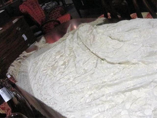 Victorian Piano Shawl. From a Tudor