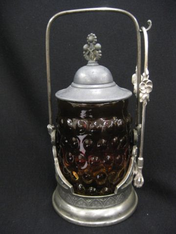 Victorian Pickle Castor amberina