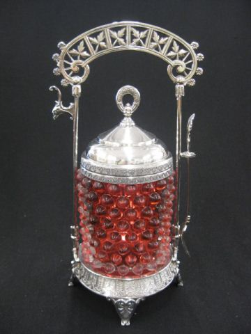 Victorian Pickle Castor cranberry