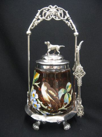 Victorian Pickle Castor enameled