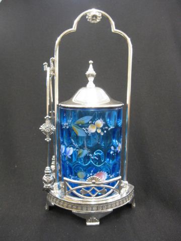 Victorian Pickle Castor enameled