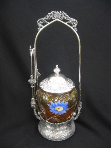 Victorian Pickle Castor enameled