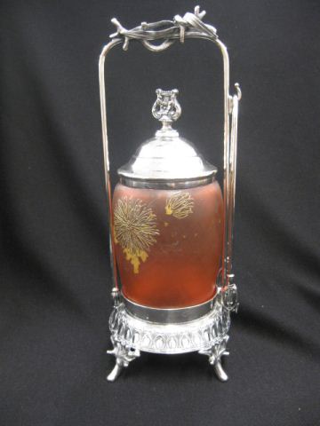 Victorian Pickle Castor enameled