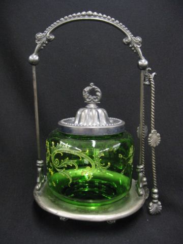 Victorian Pickle Castor enameled