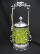 Victorian Pickle Castor vaseli