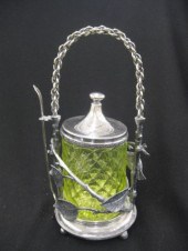 Victorian Pickle Castor vaseli