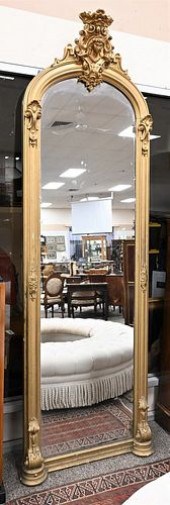 VICTORIAN PIER MIRROR, HAVING