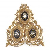 VICTORIAN PIERCED BRASS AND PI