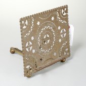 VICTORIAN PIERCED BRASS FOLDIN
