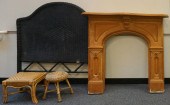 VICTORIAN PINE HEARTH SURROUND