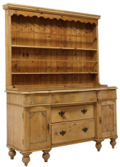 VICTORIAN PINE KITCHEN DRESSER