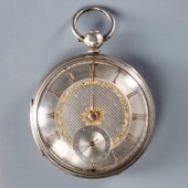 VICTORIAN POCKET WATCH & CASEA