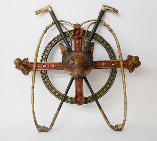 VICTORIAN POLYCHROME CAST IRON