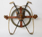 VICTORIAN POLYCHROME CAST IRON