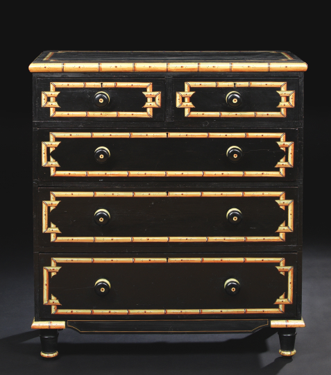 Victorian Polychromed Chest,  third