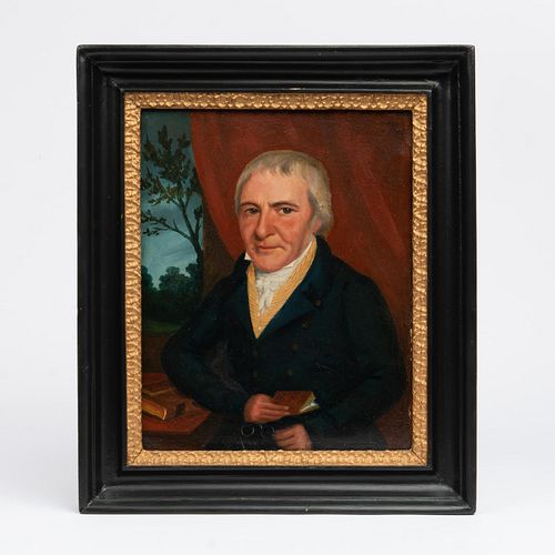 VICTORIAN PORTRAIT, OIL ON BOARDA