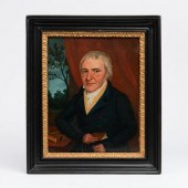 VICTORIAN PORTRAIT, OIL ON BOA