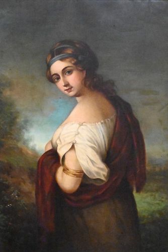 VICTORIAN PORTRAIT, OIL ON