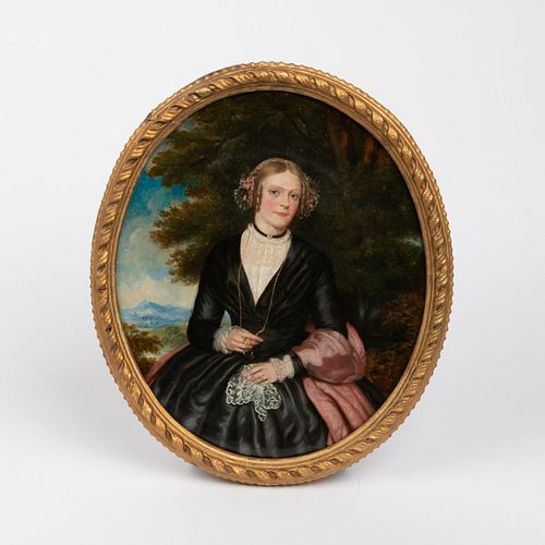 VICTORIAN PORTRAIT, OIL ON