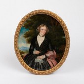 VICTORIAN PORTRAIT, OIL ON CAN