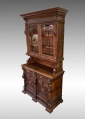 VICTORIAN QUARTER SAWN OAK STE