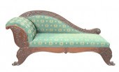 VICTORIAN RECAMIER BACK CARVED
