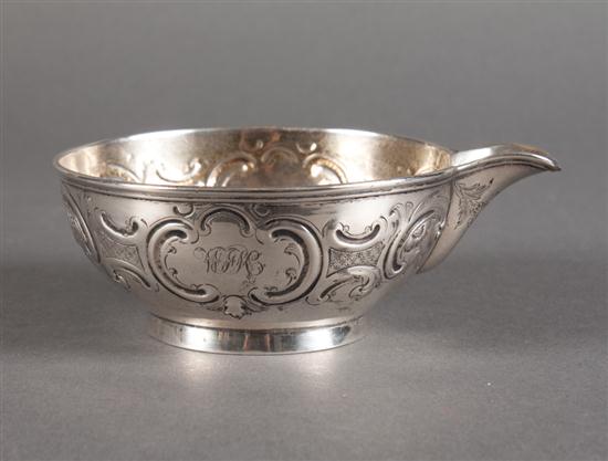 Victorian repousse sterling