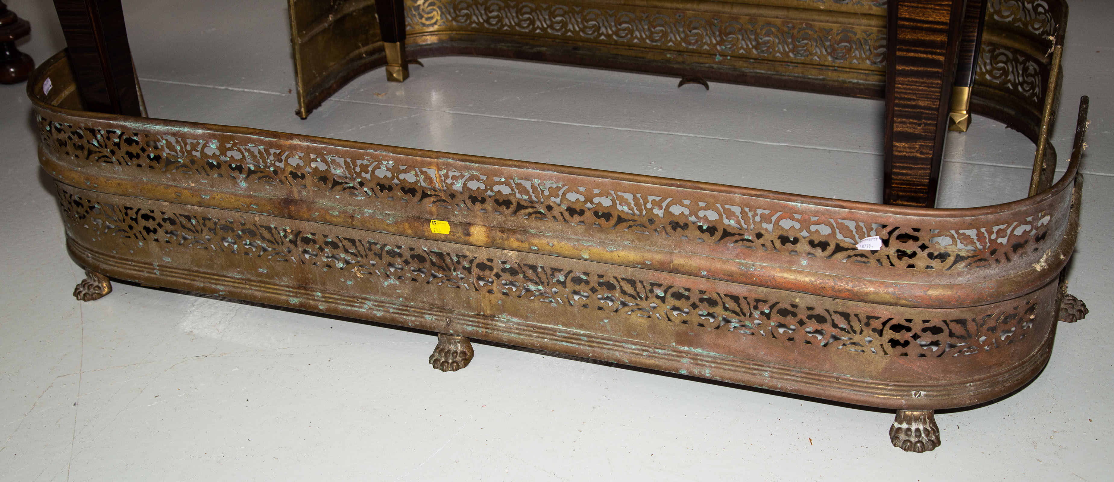 VICTORIAN RETICULATED BRASS