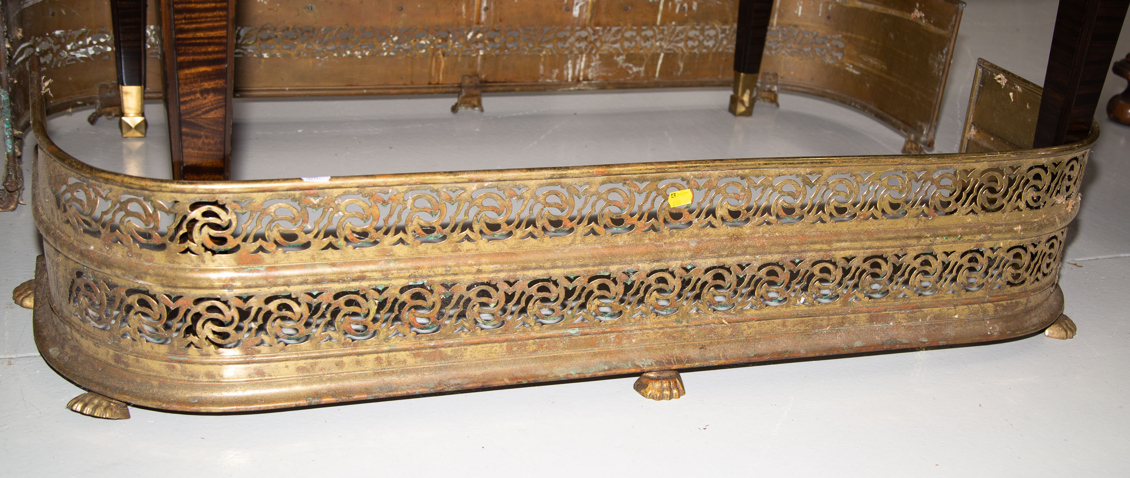 VICTORIAN RETICULATED BRASS