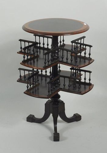 VICTORIAN REVOLVING BOOKSTAND