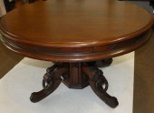 VICTORIAN RING CARVED WALNUT D
