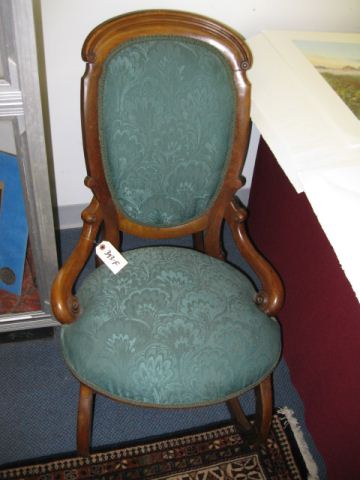 Victorian Rocker mahogany with
